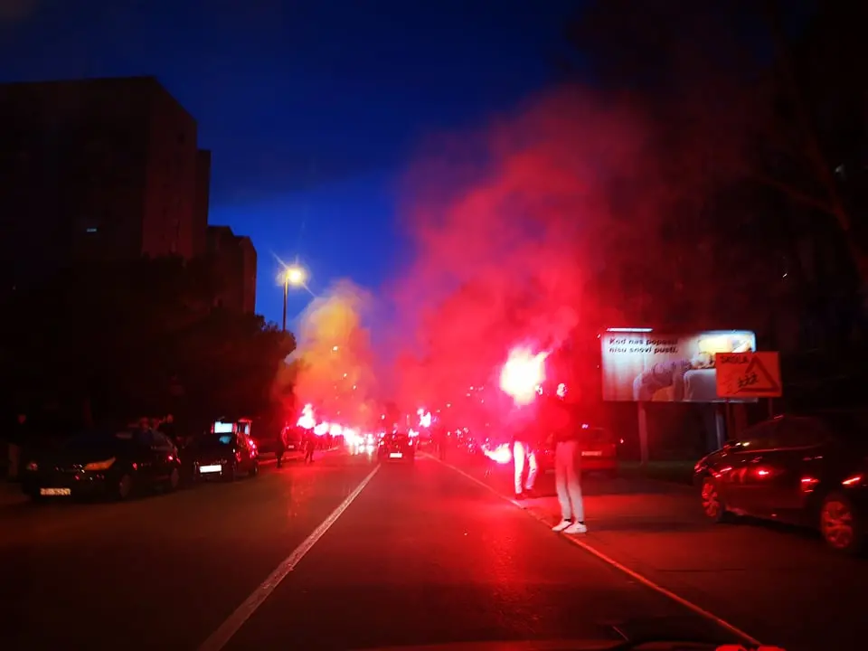 Baldekin gori! Pogledajte slavlje Funcuta nakon osvojenog prvog mjesta