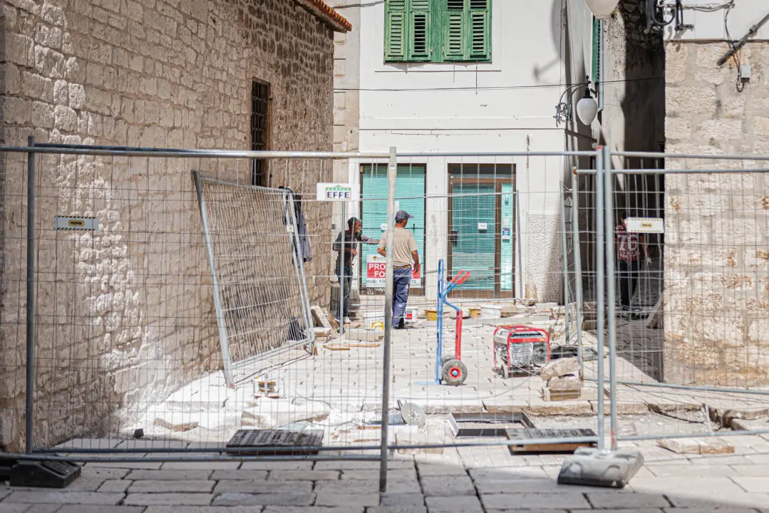 Oteglo se kod sv. Frane: Radovi koji su počeli 11. siječnja trajat će još najmanje 42 dana