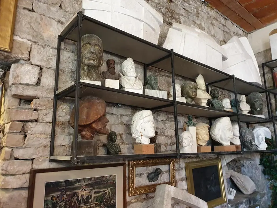 Makedonci, Hrvati i Ale Guberina: Uređen i prezentiran atelje čuvenog šibenskog kipara