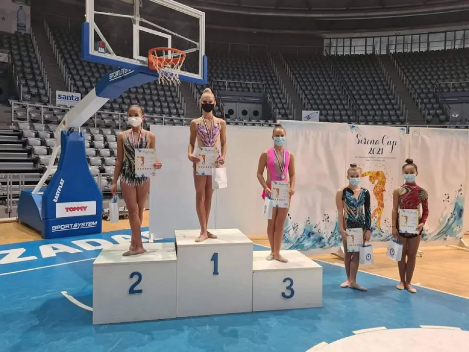 Gimnastičarke 'Šibenik-Dalmacije' uspješne u Zadru na Sirena cupu: Raci prva, Mileta druga, Bujas treća 