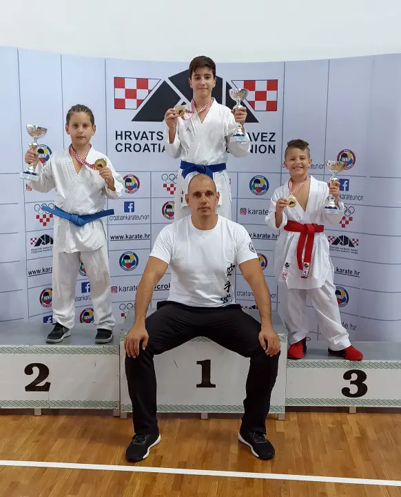 Šibenski karataši Marko i dva Roka prvaci Hrvatske do 14 godina!