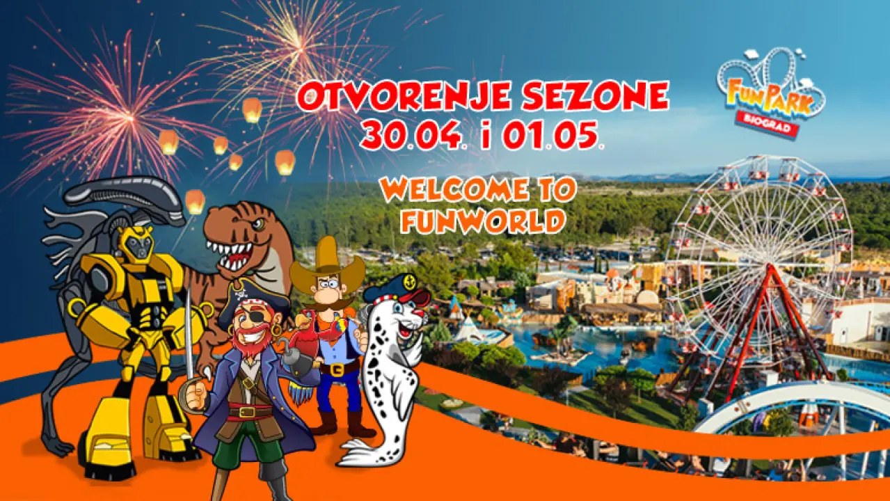 Fun Park Biograd otvara sezonu uz odličan zabavni program i vatromet! 
