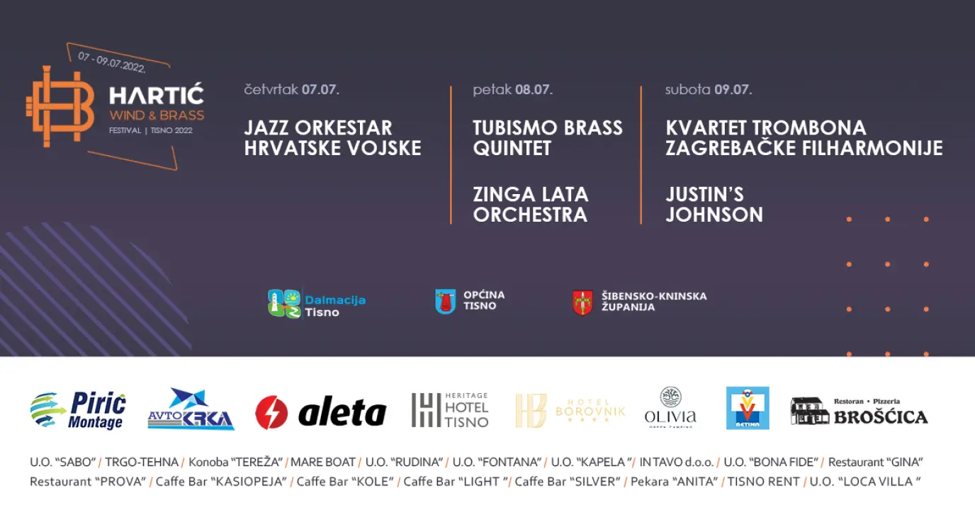 Provjerite kompletan program  novog wind &amp; brass festivala u Tisnome