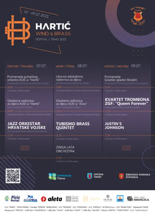 Provjerite kompletan program  novog wind &amp; brass festivala u Tisnome