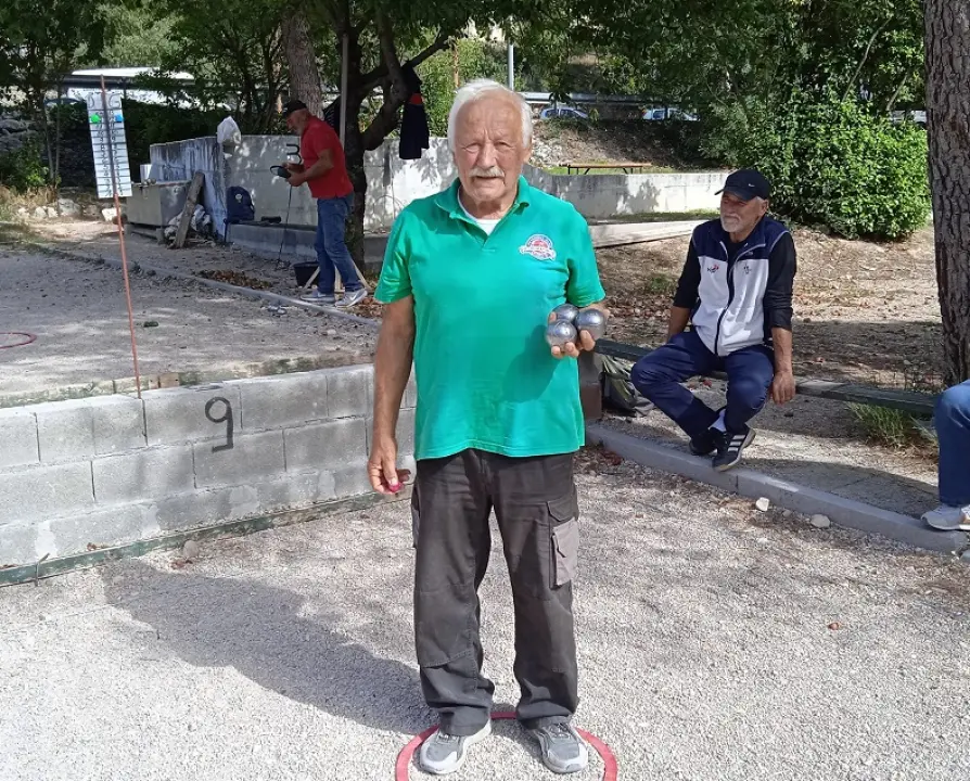 Miljenko Petrović iz PK Krešimirova grada prvak Hrvatske u petanci