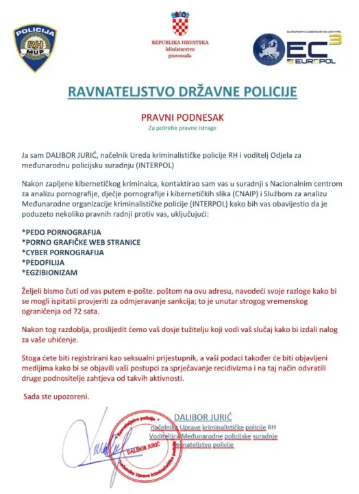 Nije Davor Božinović niti Dalibor Jurić: Policija izdala upozorenje na lažne poruke, evo što prevaranti žele