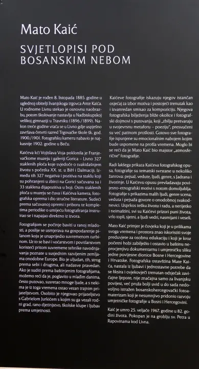 U Muzeju grada Šibenika otvorena izložba 'Svjetlopisi pod bosanskim nebom' livanjskog fotoamatera Mate Kaića 