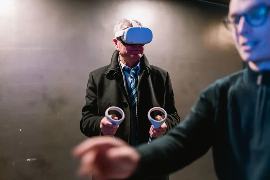 U Kući umjetnosti Arsen božićno druženje Tvrđave kulture: VR igre zaigrao i gradonačelnik!