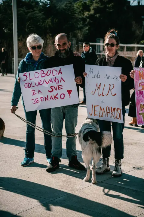 Organizatorica prosvjeda Maja Šintić: 'Šibenik nije grad za dovođenje u pitanje ženskih prava'
