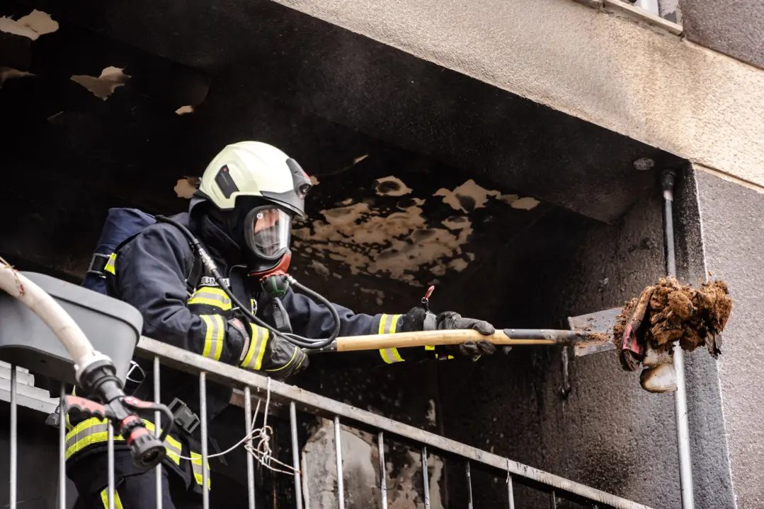 Požar na balkonu stana na Njegoševom trgu, u stanu se nalazila gospođa