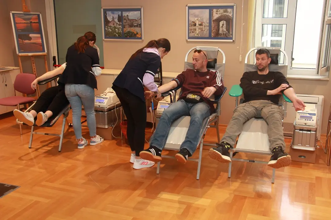 U Vodicama održana akcija darivanja krvi, prikupljene 44 doze
