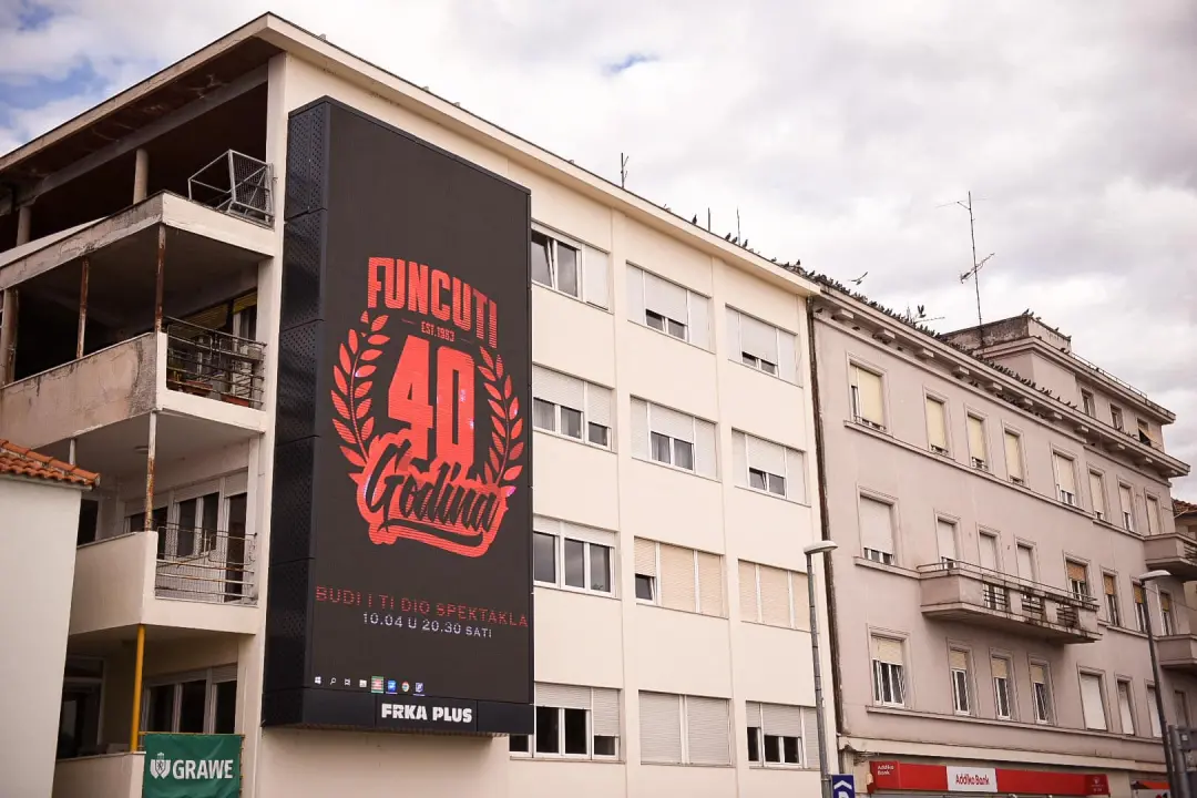 Još malo do 40. rođendana Šibenskih funcuta: Dobili i veliki video zid na Poljani 