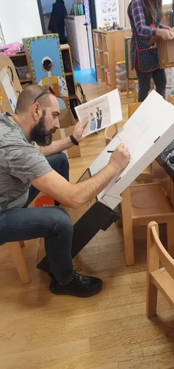 Druženjem tata i djece u vrtiću Tamaris proslavljen Dan očeva