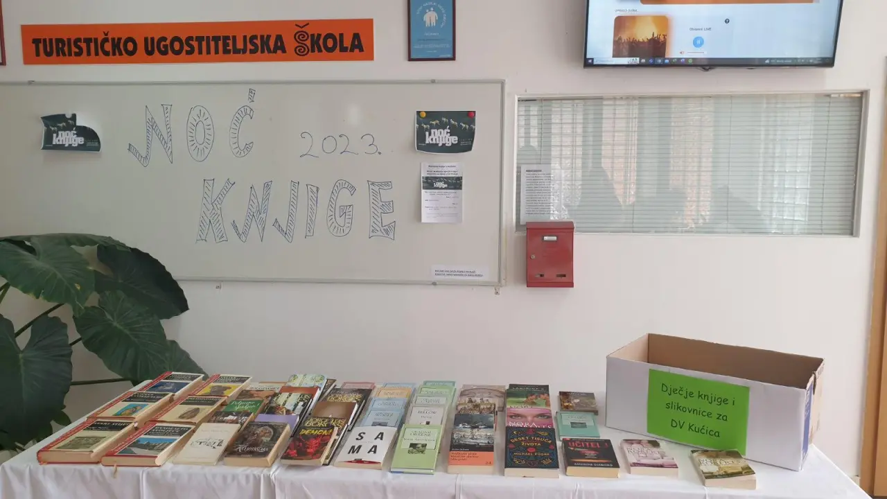 Turističko-ugostiteljska i Medicinska škola Šibenik u projektu stvaranja novih čitatelja