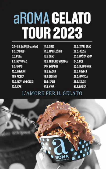 aROMA Gelato Experience zapošljava više od 300 djelatnika! 