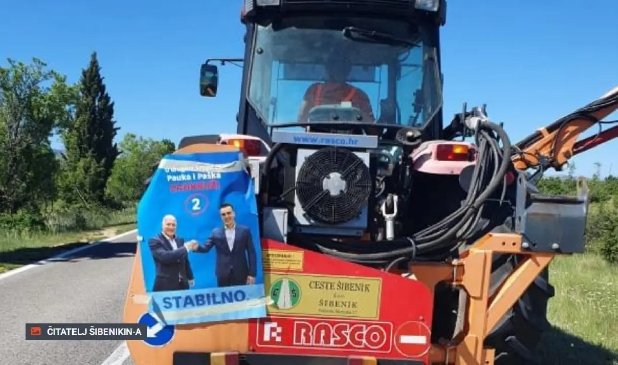 Štrajk radnika Cesta Šibenik preselio se županu pod prozor, on tvrdi: 'Iza svega stoji HDZ!'
