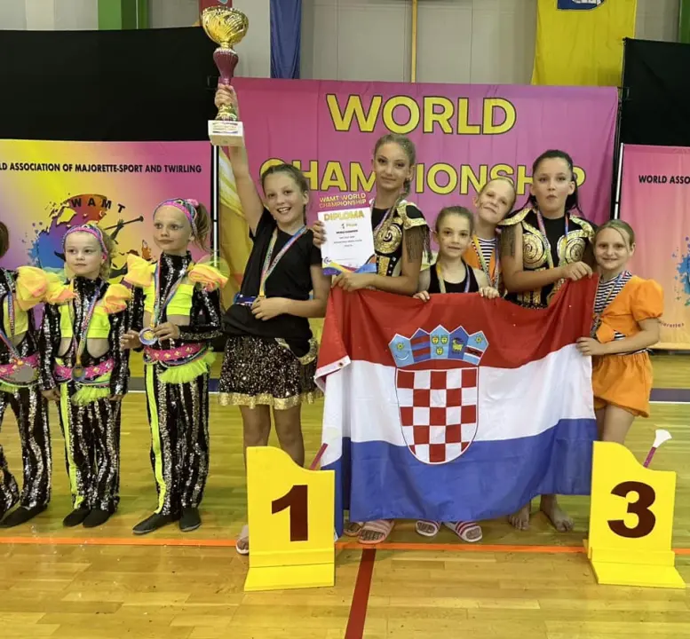 Vodičke mažoretkinje osvojile četiri zlatne medalje na Svjetskom prvenstvu