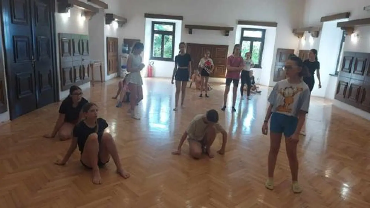 Učenice šibenske OŠ za balet i suvremeni ples na ljetnoj školi u Grožnjanu