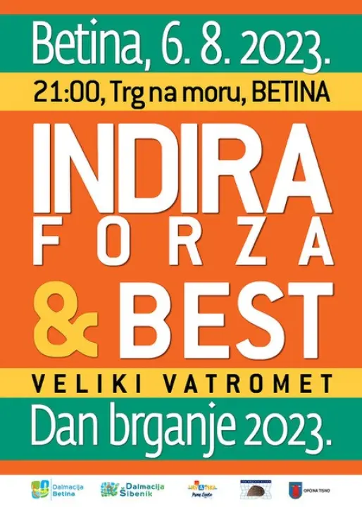 Ne propustite feštu u Betini: Regata Dlan &amp; veslo pa vrhunski koncerti i vatromet! 