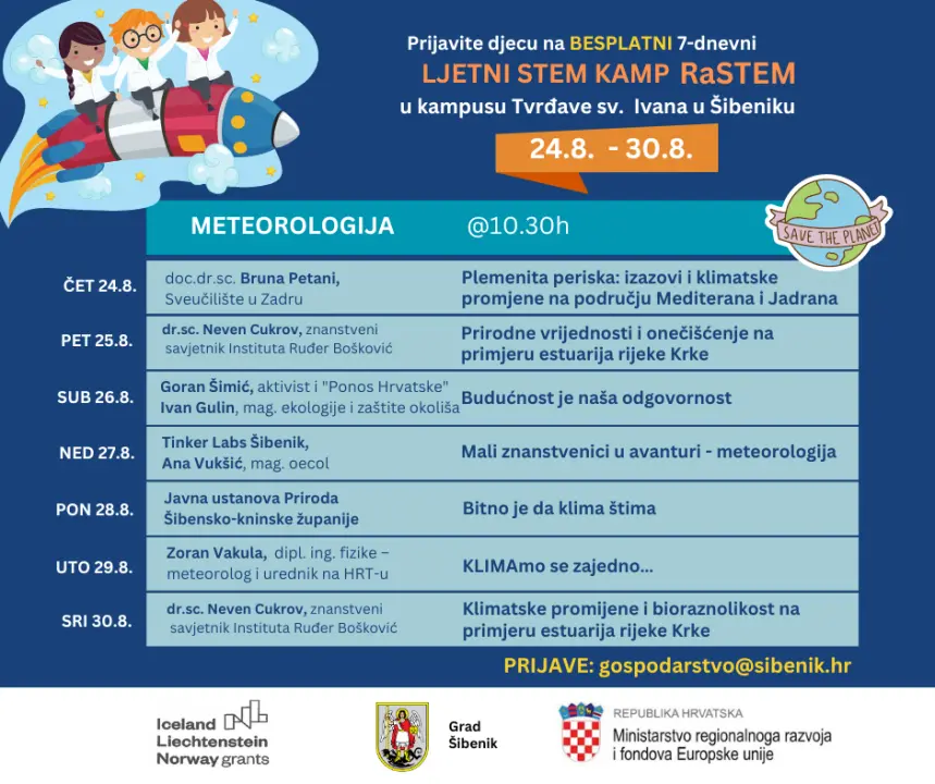 Zoran Vakula, Tinker Labs Šibenik radionica i još mnogi zanimljivi predavači u sklopu ljetnog STEM kampa na Tvrđavi sv. Ivana