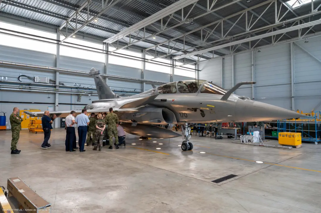 Ovo je prvi hrvatski borbeni avion Rafaele, spreman je za primopredaju