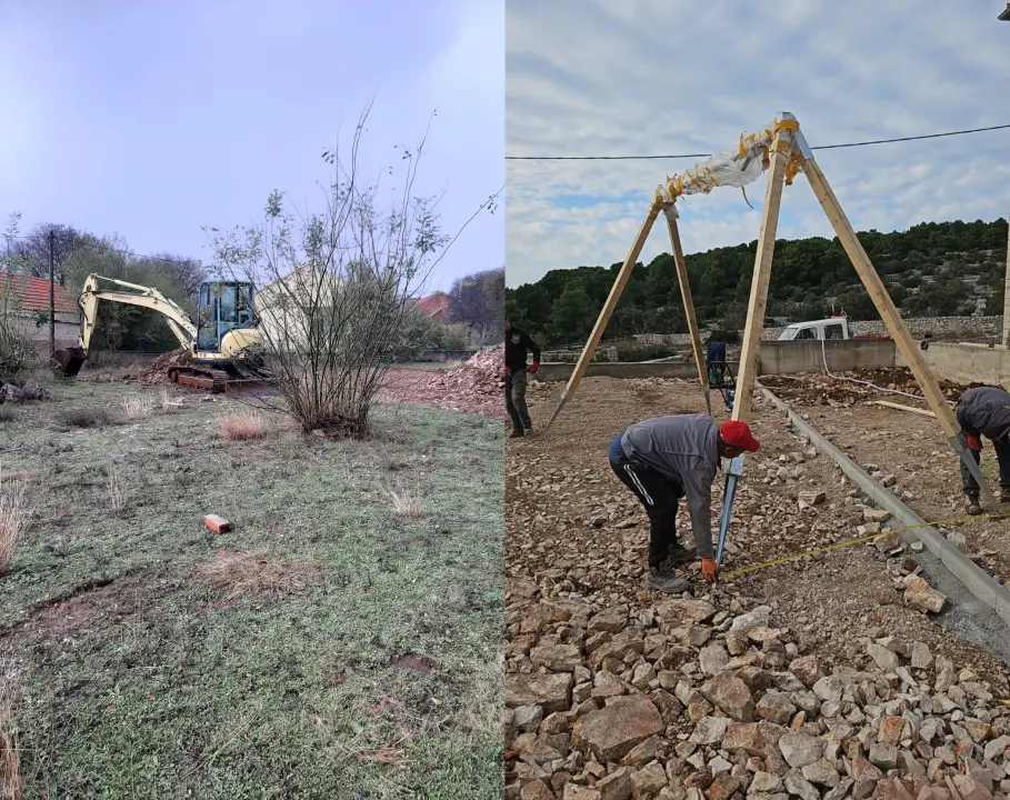 U tijeku su radovi na izgradnji dječjeg igrališta u Gorišu i na otoku Žirju 
