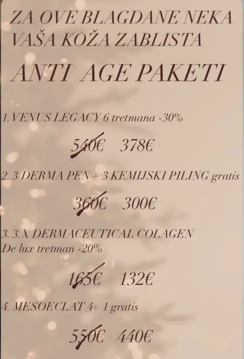 Sorriso Beauty Centar časti popustima na vrhunske pakete tretmana!