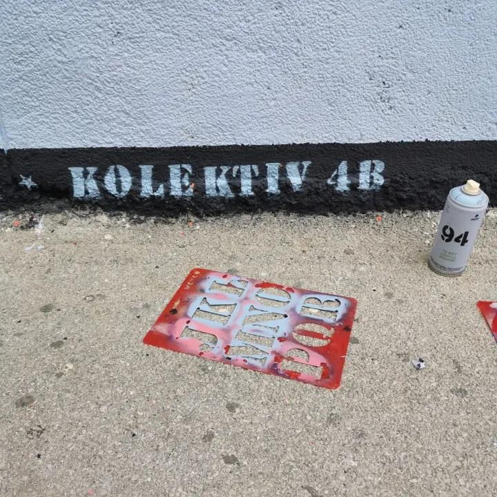 Dva murala u dvorištu gimnazije na 80 kvadrata zida: Grafiti kao umjetnost, a ne vandalizam