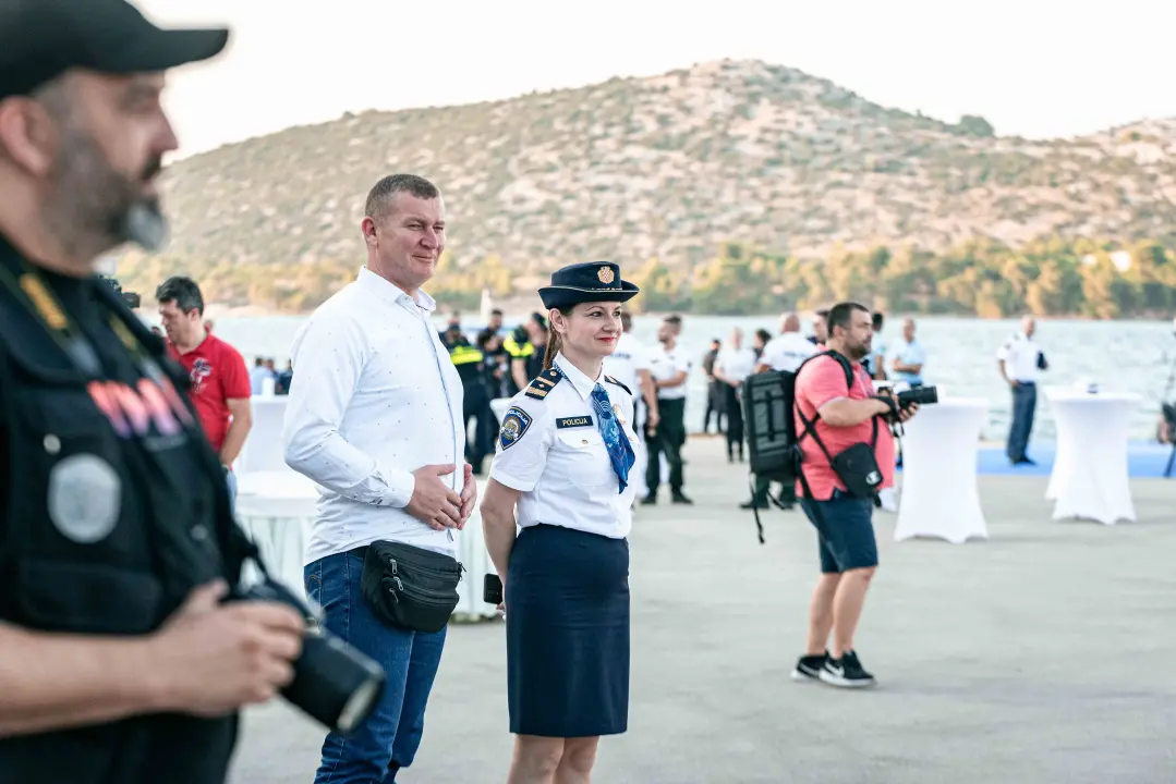 Na Martinskoj se okupili policajci, a Božinović poručio: 'Jedna smo od najsigurnijih zemalja na svijetu'