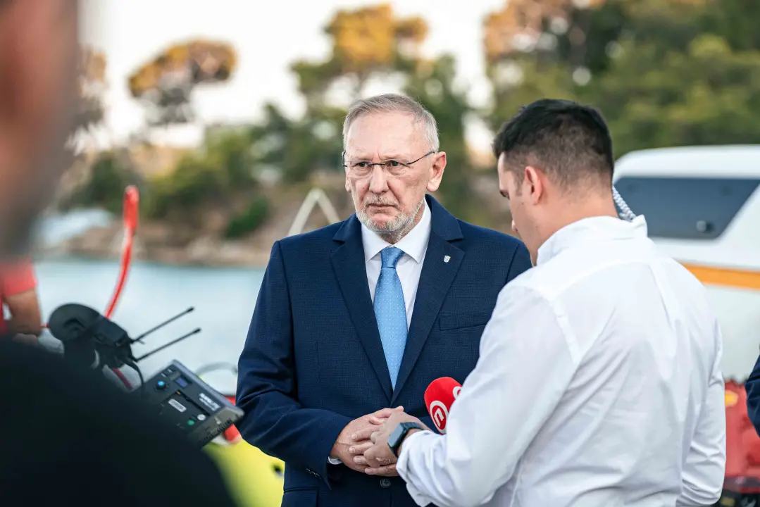 Na Martinskoj se okupili policajci, a Božinović poručio: 'Jedna smo od najsigurnijih zemalja na svijetu'