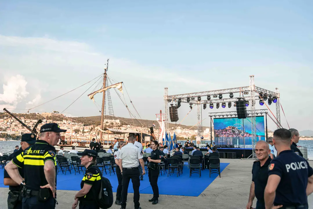 Na Martinskoj se okupili policajci, a Božinović poručio: 'Jedna smo od najsigurnijih zemalja na svijetu'