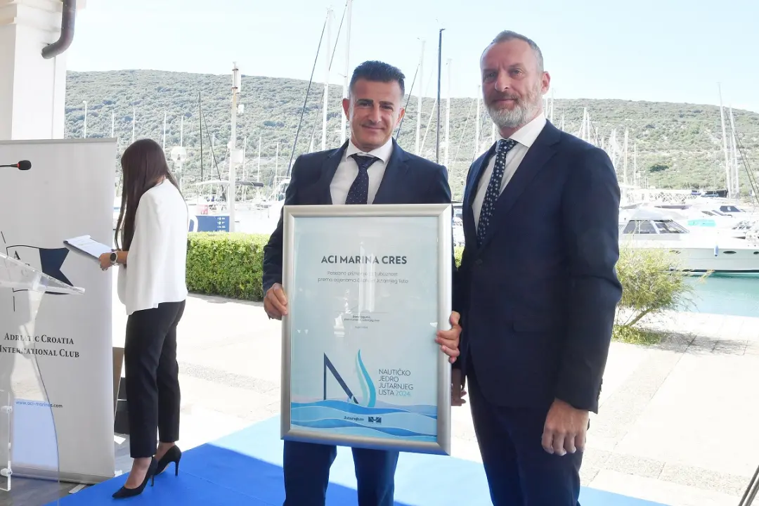 Rogoznička marina Frapa osvojila srebro na dodjeli nagrada za 'Nautičko jedro 2024.'