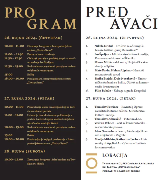 Počinje prvi ConserveUs Festival Šibenik: Restauracija vrijednih arhitektonskih detalja