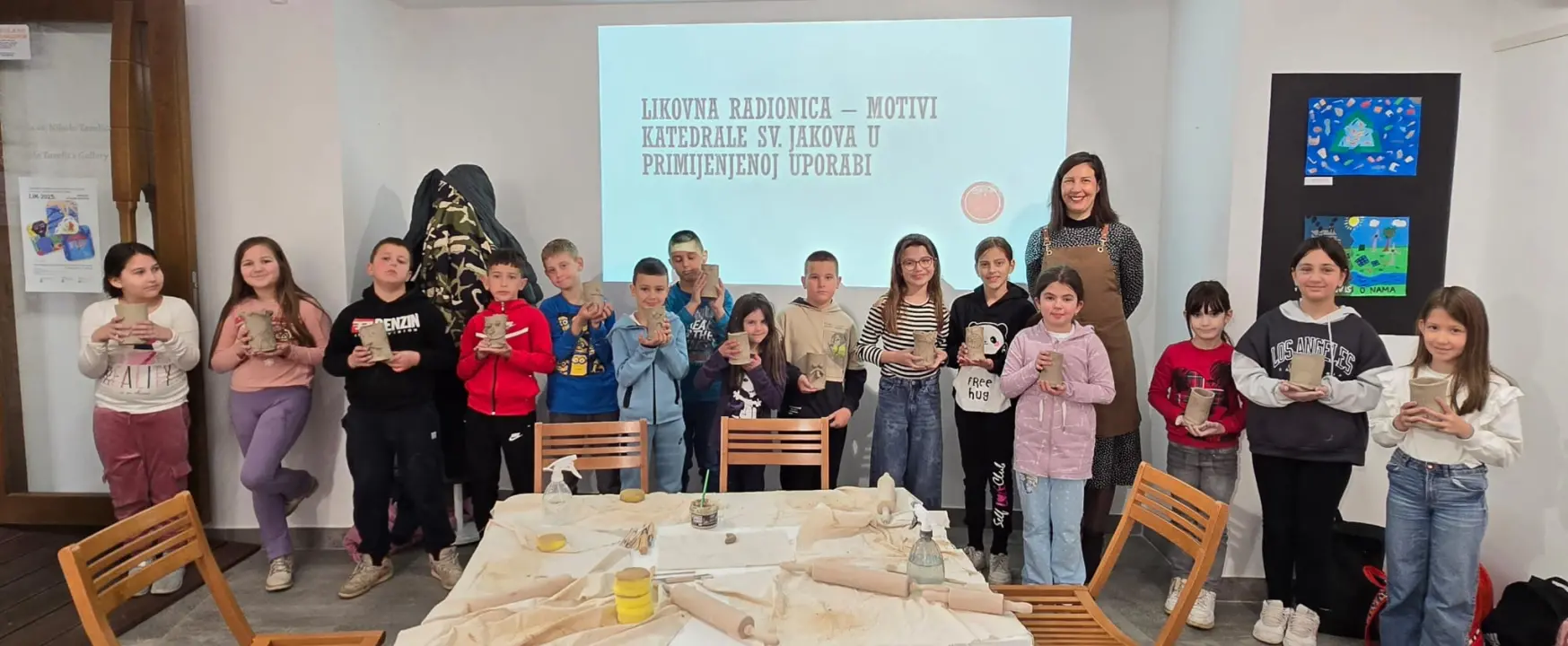 Mali kipari: Školarci iz Unešića izrađivali predmete s motivima katedrale sv. Jakova