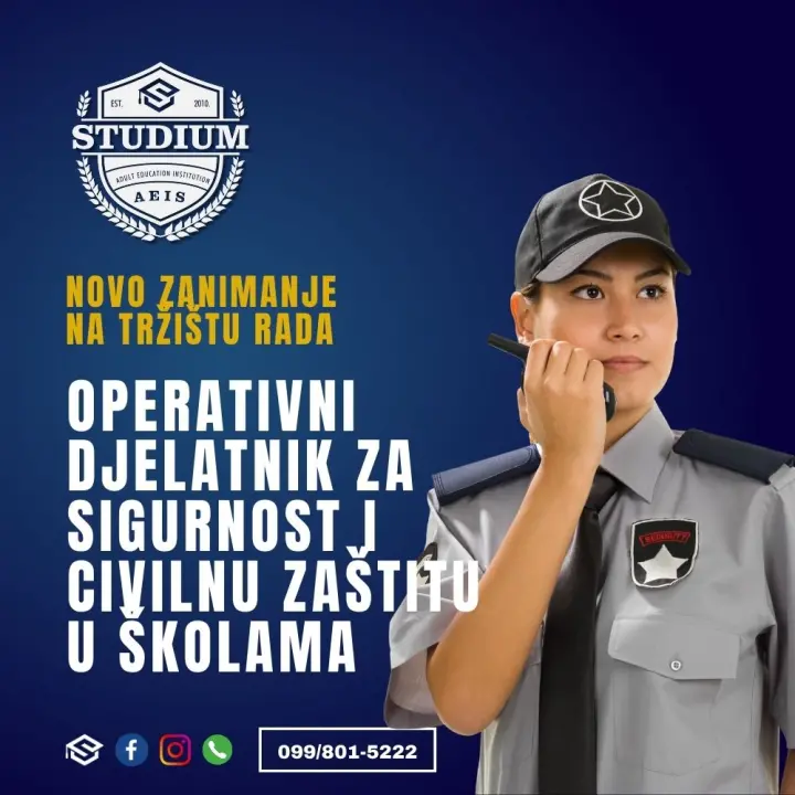 FOTO Okrenite novu stranicu i postanite operativni djelatnik za sigurnost i civilnu zaštitu u školskim ustanovama!