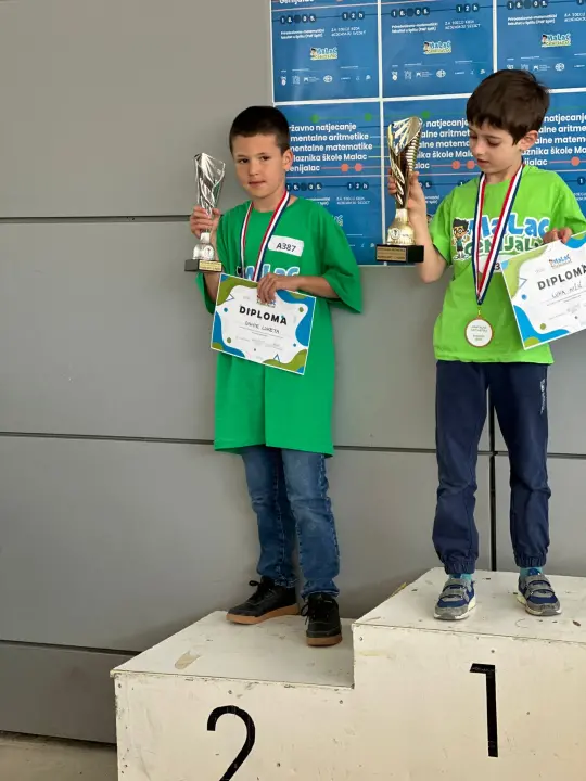 FOTO: Malci Genijalci iz Šibenika rasturili Državno natjecanje iz mentalne aritmetike i matematike